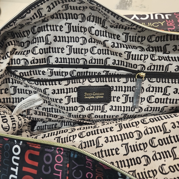 Juicy Couture WordPlay Overnighter Weekender Bag Multicolored NWOT - Picture 9 of 9